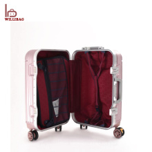 Waterproof Luggage Bag Aluminum Trolley Suitcase Bag